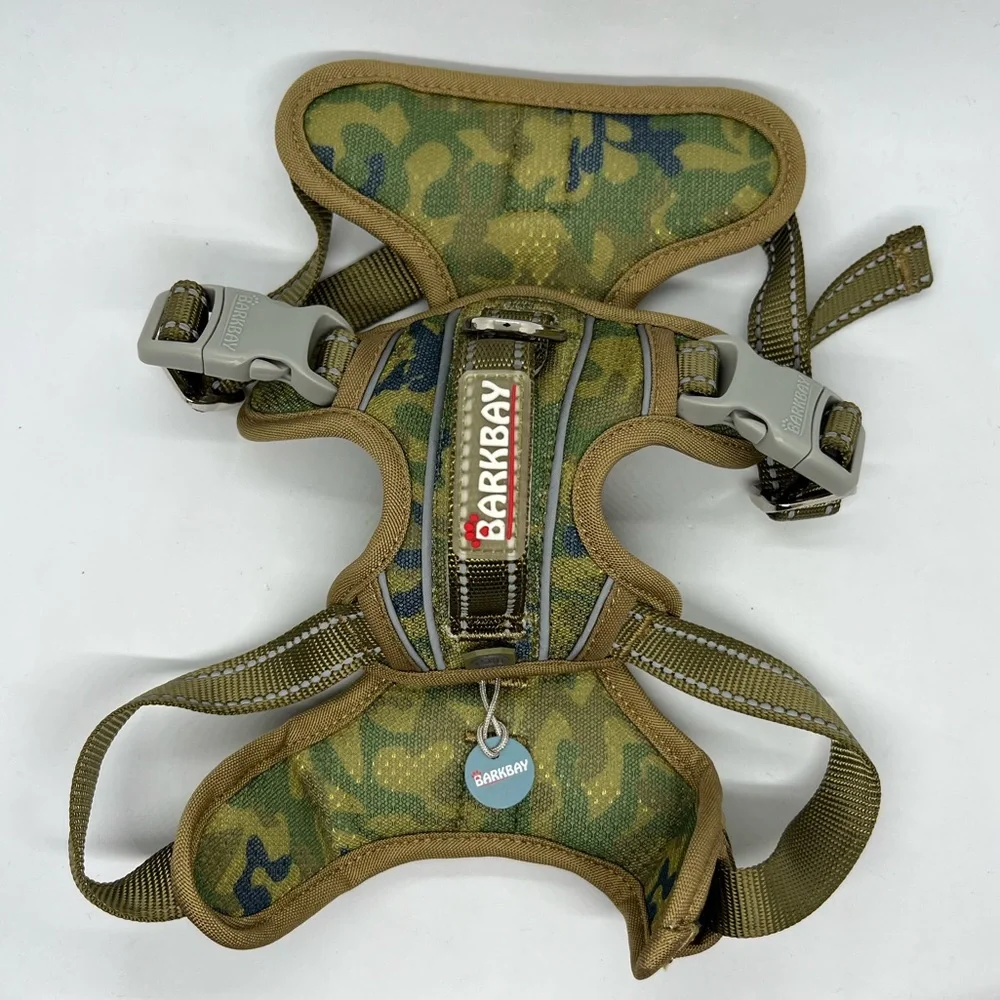 NWT Barkbay Camouflage Print Dog Harness Size M